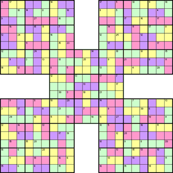 Printable Killer Sudoku